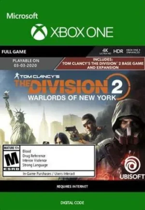 The Division 2 Warlords of New York Edition Xbox One