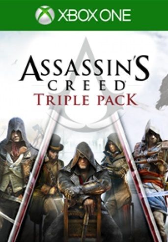 Assassins Creed Triple Pack Black Flag Unity Syndicate Xbox One