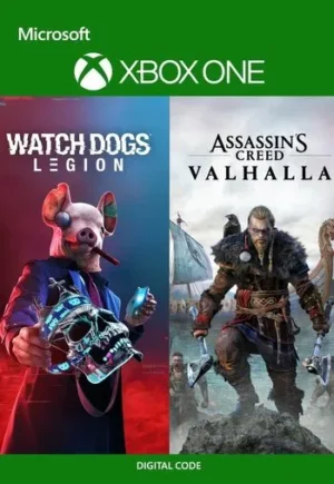 Assassins Creed Valhalla + Watch Dogs Legion Bundle Xbox One
